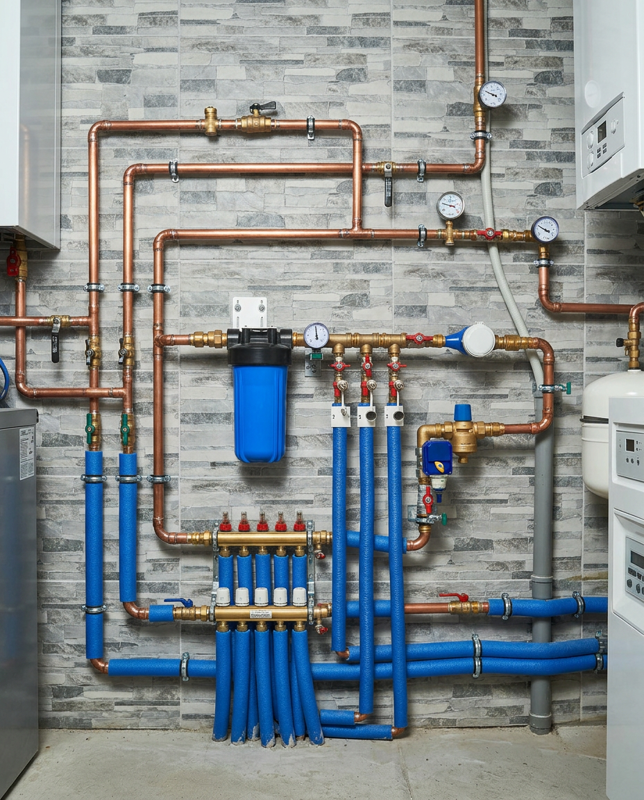 Instalatérské práce — voda a potrubí